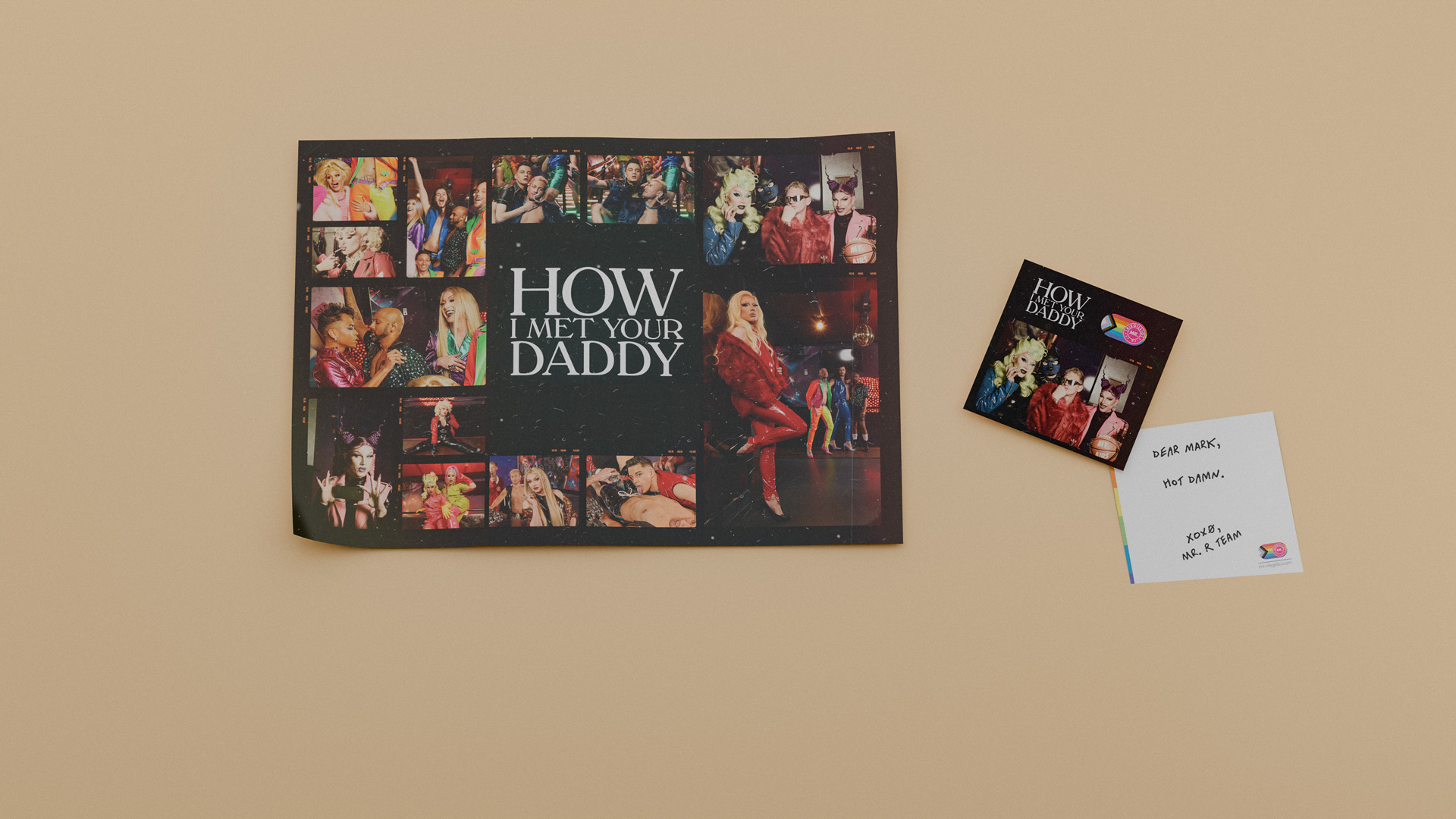 Wrapping paper designed for mr regillios pride campaign