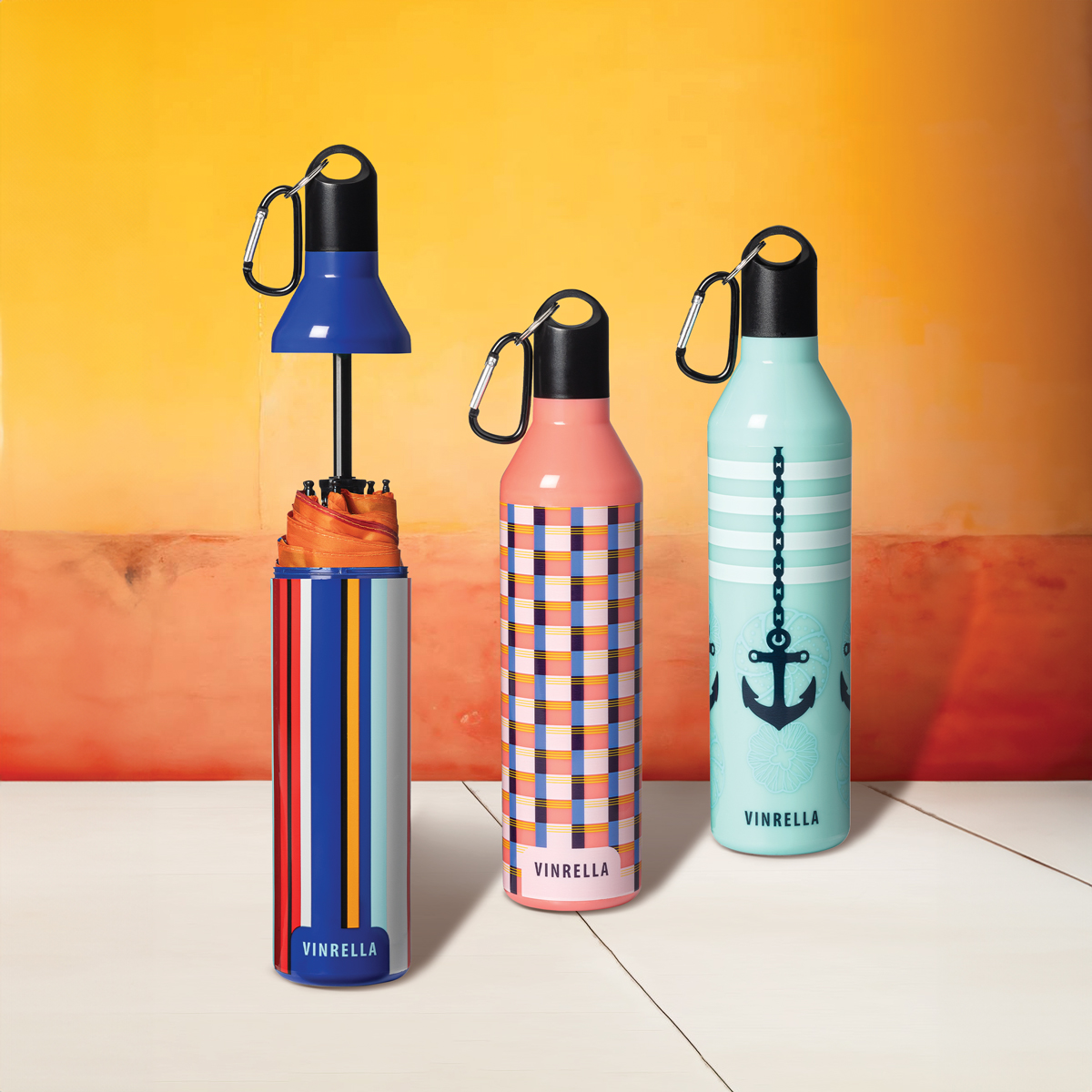 Vinrella water bottle collection