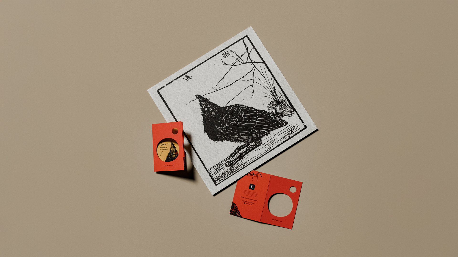 Chaotic Studio crows graphic