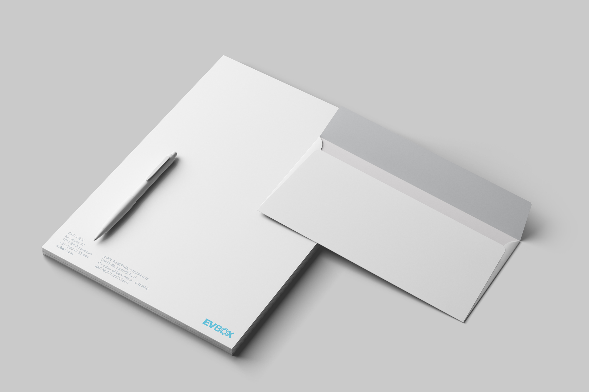 EVBox letterhead design