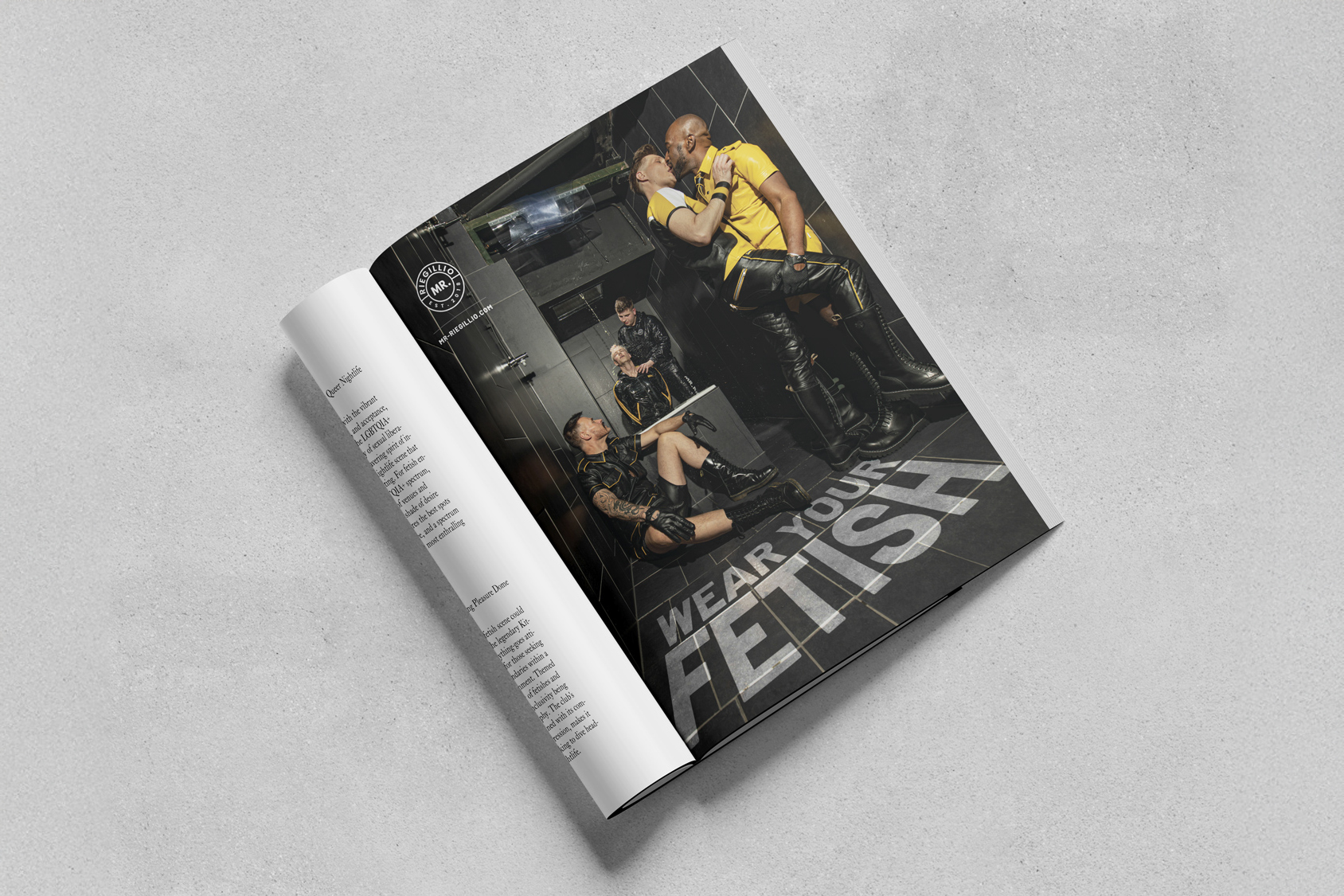 Mr. Riegillio Berlin advertisement