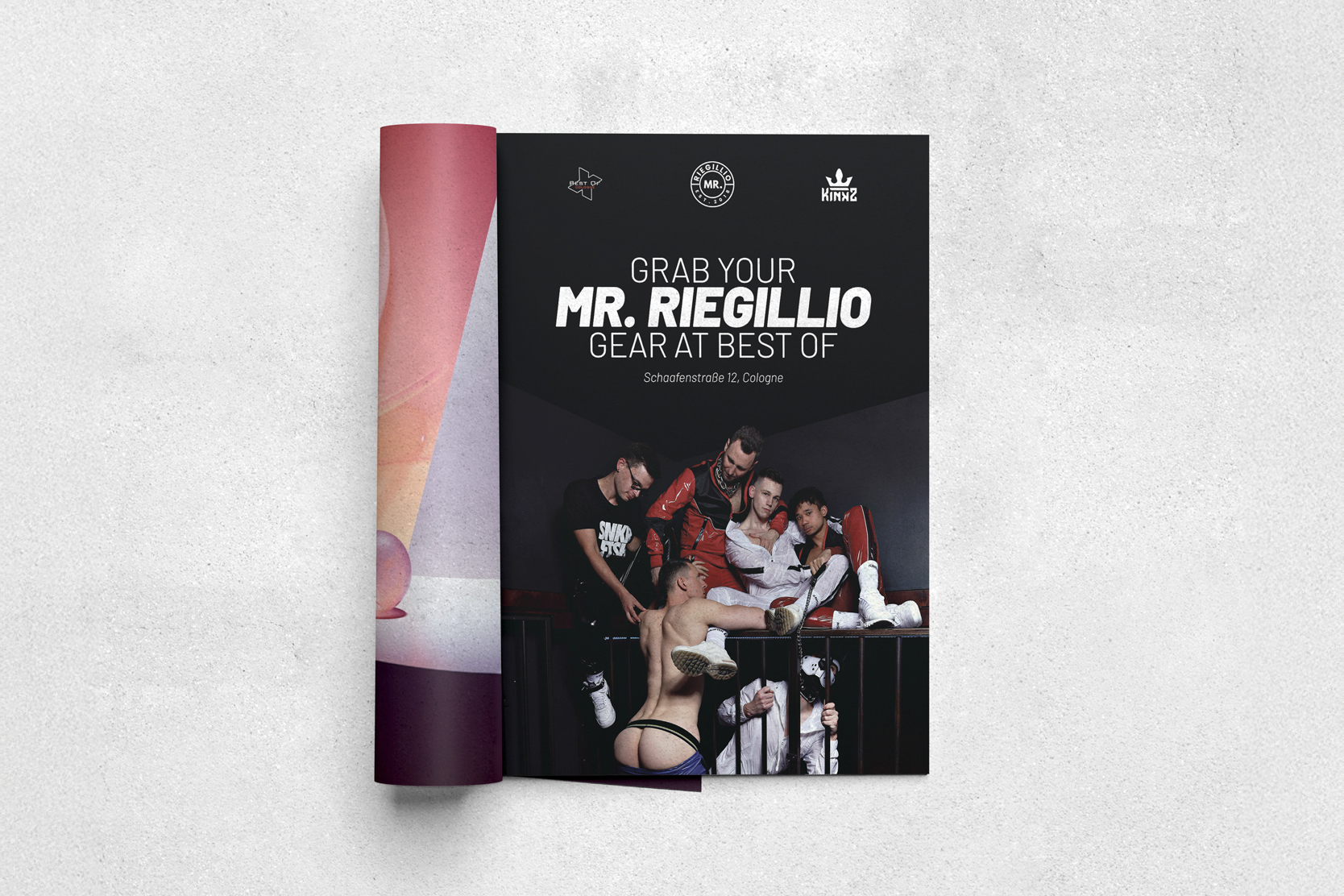 Mr. Riegillio Cologne advertisement