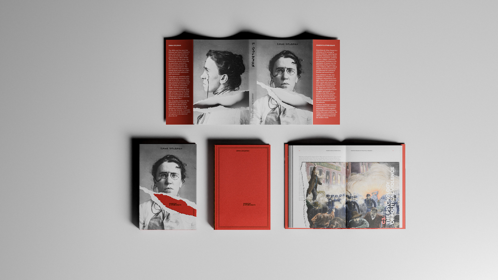 Emma Goldman book cover overview